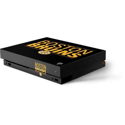 NHL Boston Bruins Lineup Xbox One X Console Skin